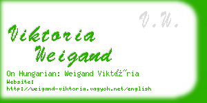 viktoria weigand business card